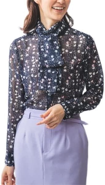 Amazon | [ナラ カミーチェ] バブルドットシフォンスタンドボウタイ